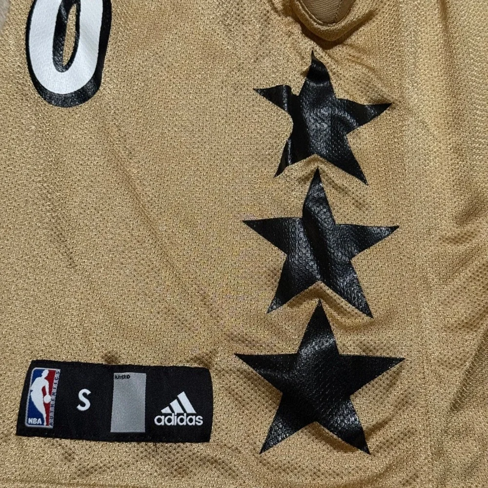 VTG NBA Adidas Washington‎ Wizards Gilbert Arenas Jersey 0 Gold kids small